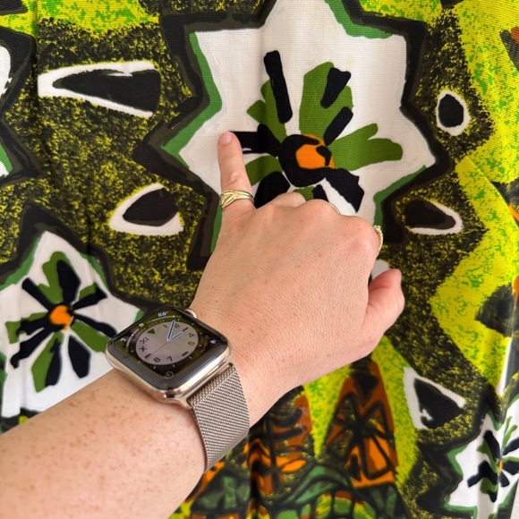 Vintage Rai Nani 70s Colorful Aloha Maxi Dress Hawaiian Sz 14 - Picture 8 of 13